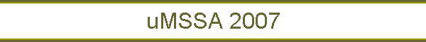 uMSSA 2007